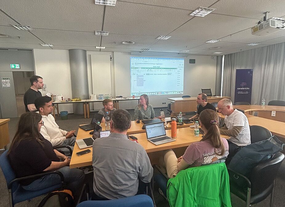 Arbeitsphase im Sitzungssaal Swansea 2