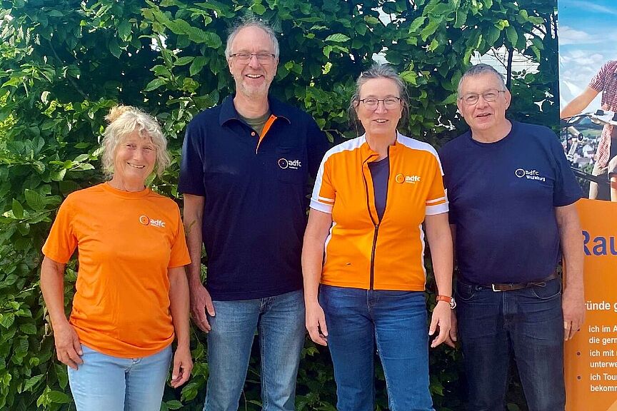 Vorstand, gewählt am 30.5.2026 Vorstand, vlnr: Karin klaus-Witten, Johann Yzer, Dagmar Schaumburg, Jochen Meißner-Warnecke