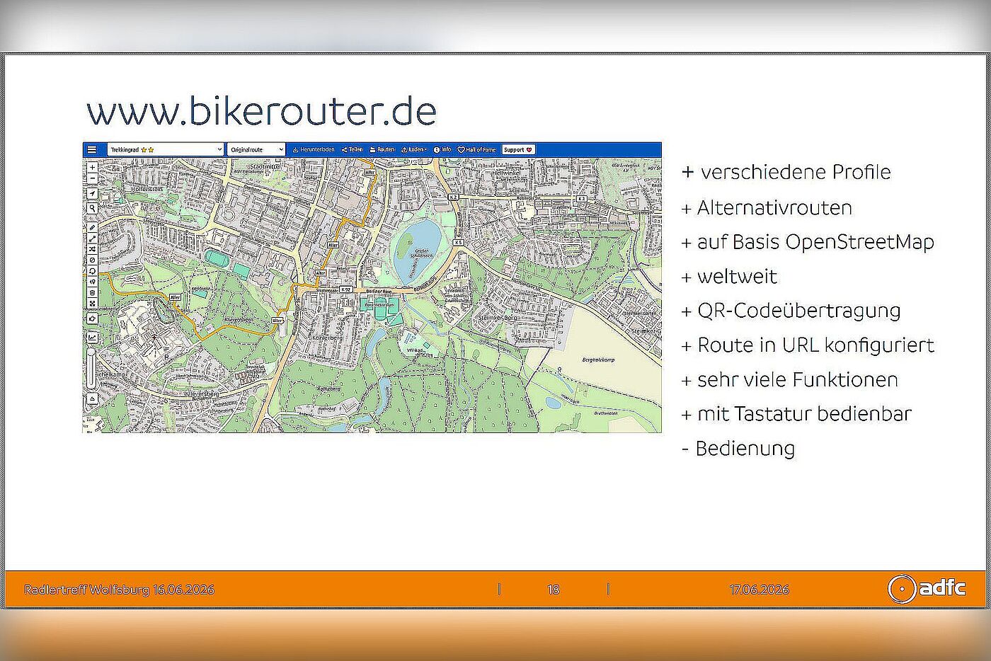 Folie Bikerouter