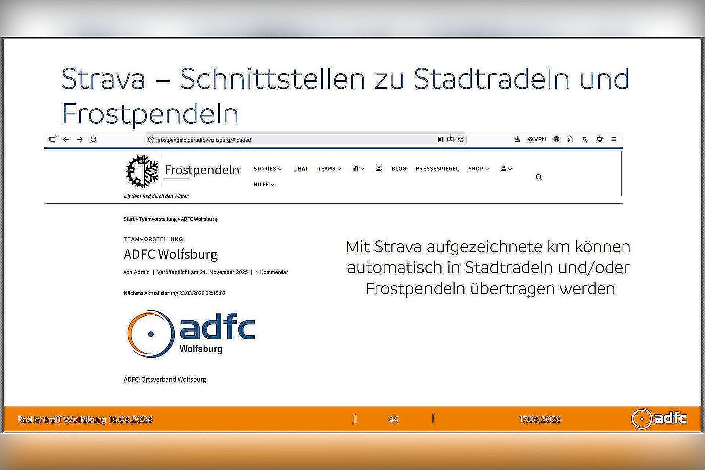 Folie: Sportlich mit Strava