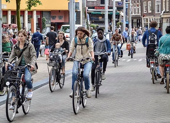 Subjektive Sicherheit Das Sicherheitsempfinden spielt eine entscheidende Rolle dabei, ob Menschen aufs Fahrrad steigen oder nicht.