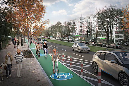  Visualisierung Protected Bike Lanes in Berlin